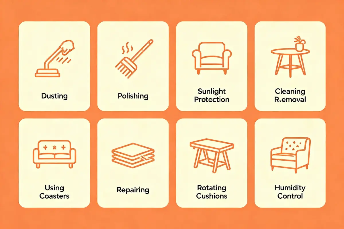 9 tips to take care of furniture